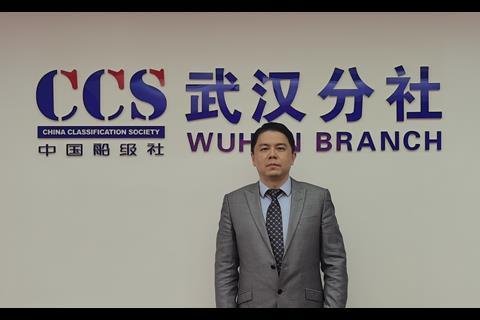 Jia Siqing, General Manager of Industrial Products for CCS Wuhan branch (credit: CCS)